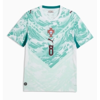 Camiseta Portugal Bruno Fernandes #8 Segunda Equipación Replica Mundial 2026 mangas cortas